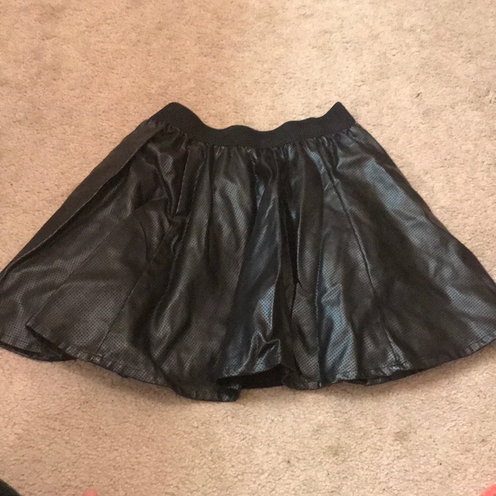 Pleather skirt!